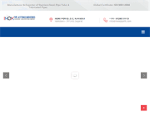 Tablet Screenshot of inoxpipefit.com